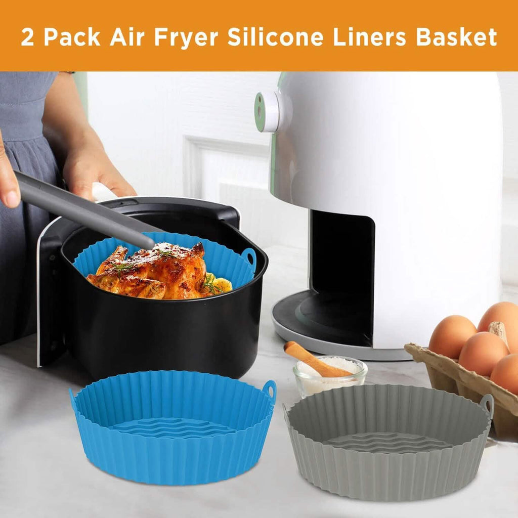 Reusable Silicone Air Fryer Liners (2-Pack)