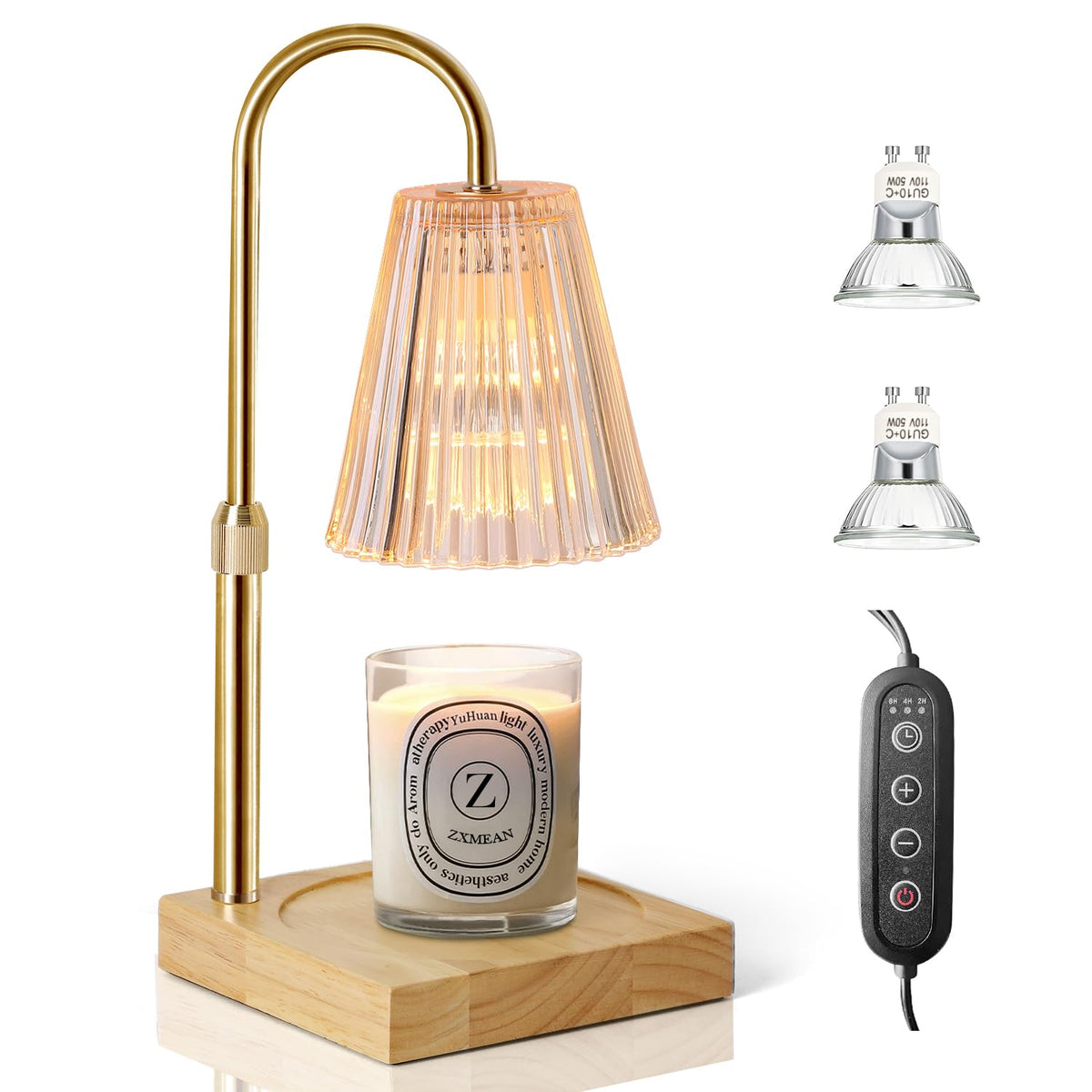 Amber Glow Candle Warmer Lamp