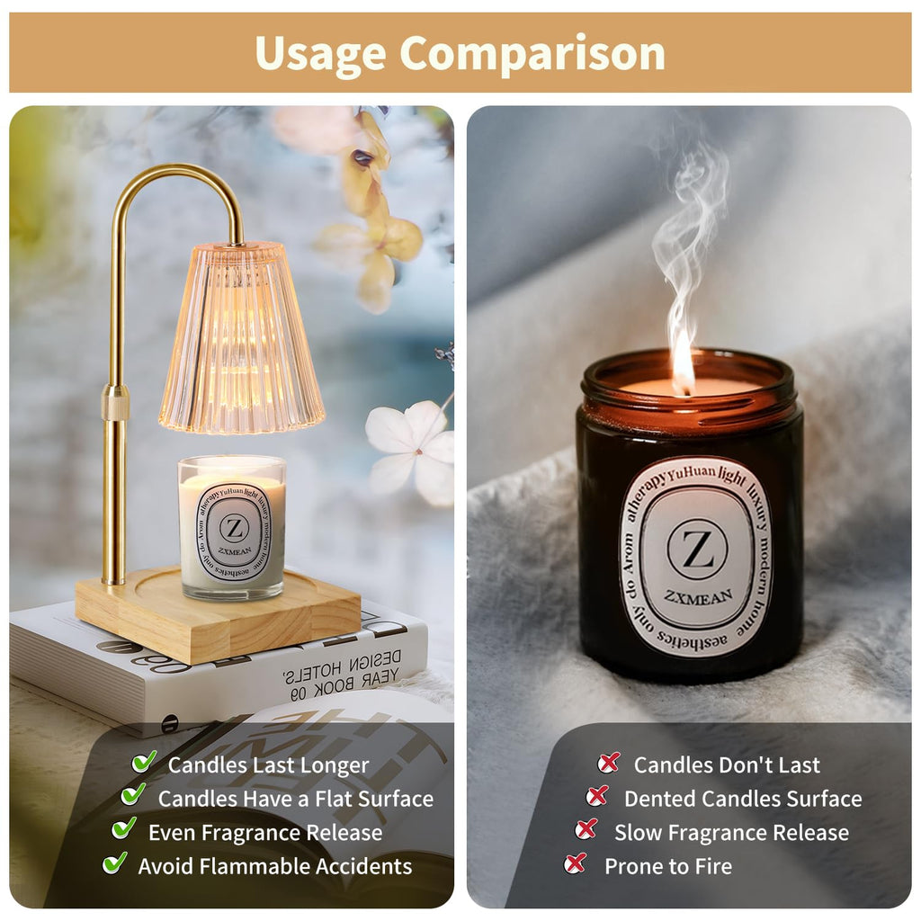 Amber Glow Candle Warmer Lamp