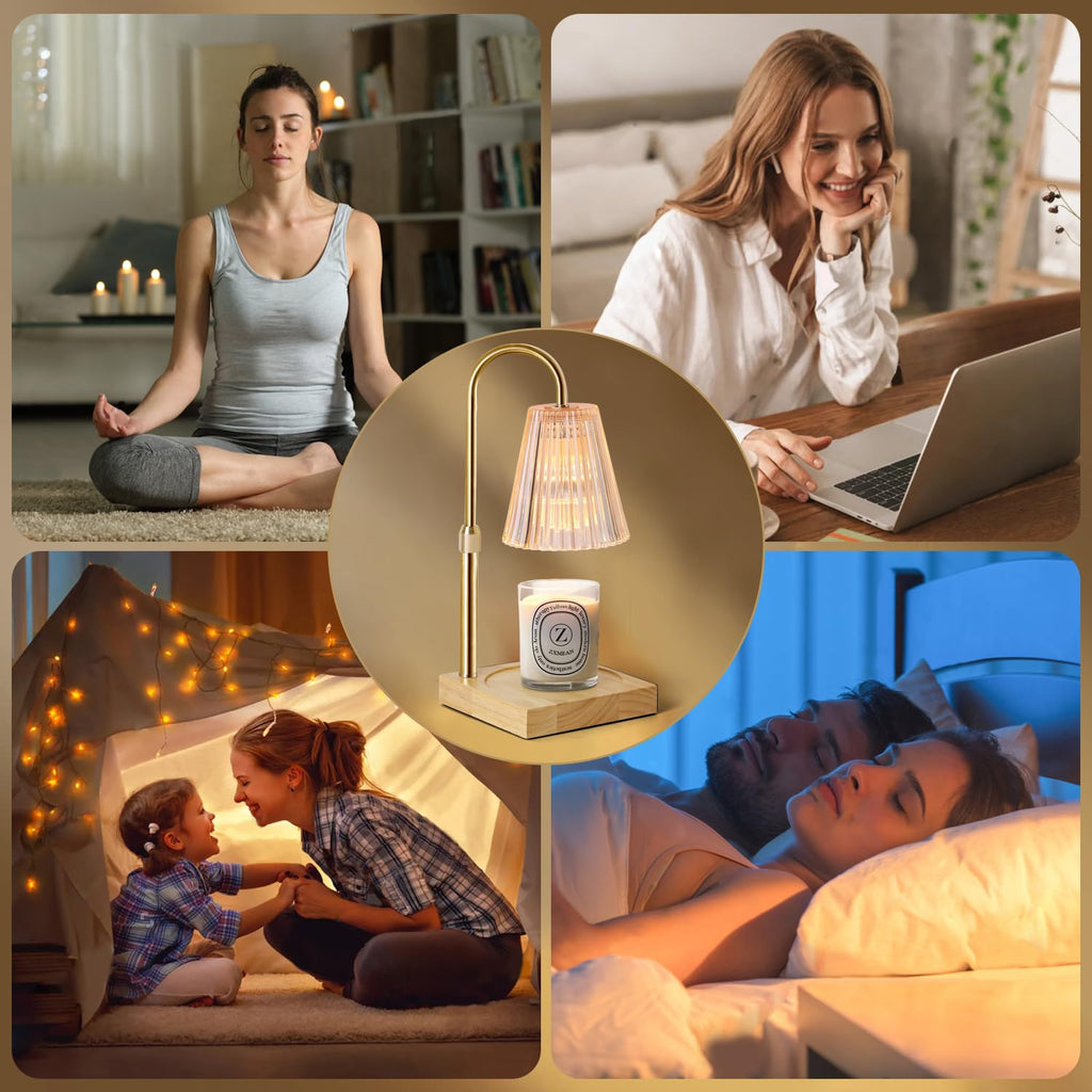 Amber Glow Candle Warmer Lamp