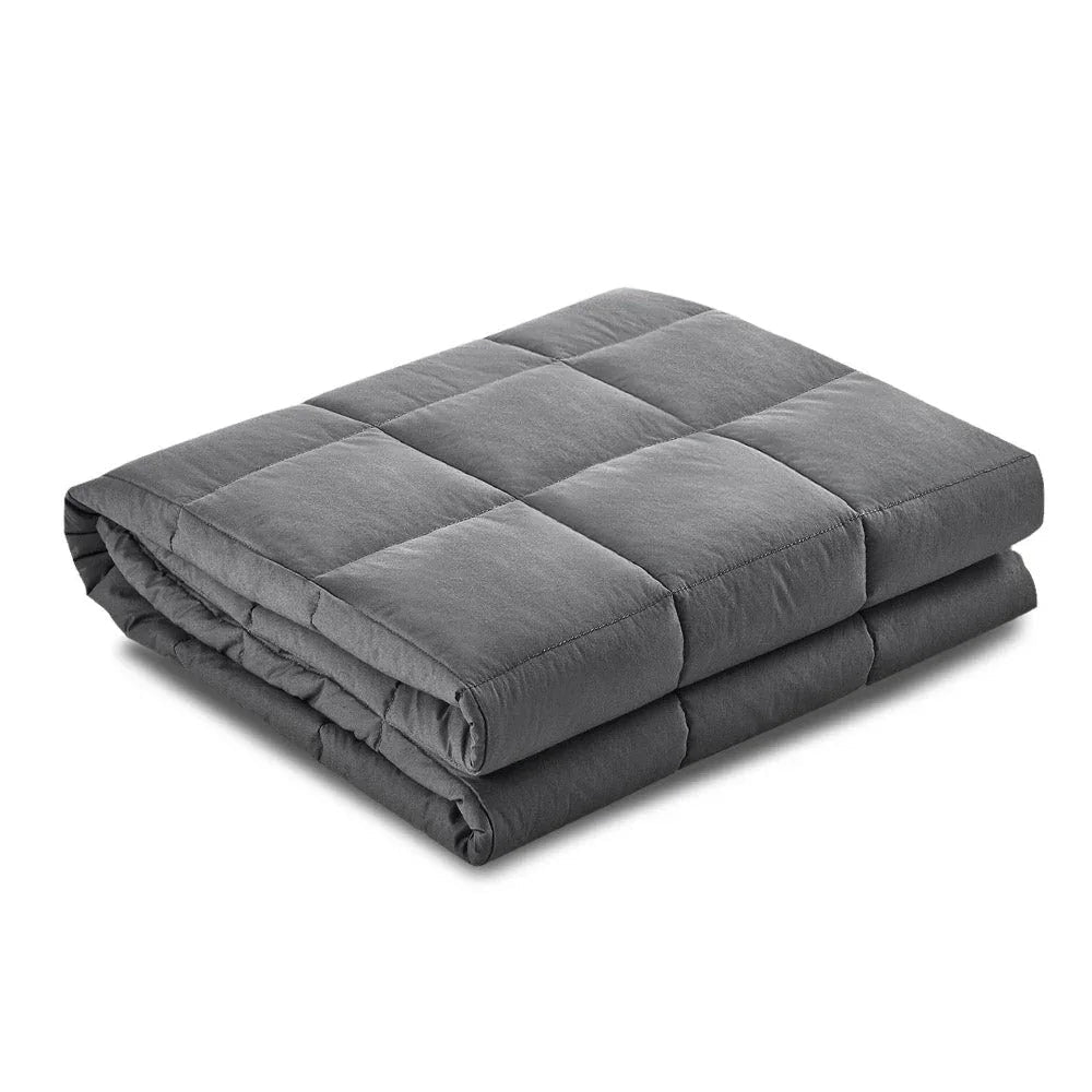 Weighted Blanket Adult 5KG Heavy Gravity Blankets Microfibre Cover